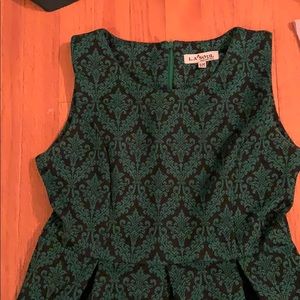 Green Damask Dress